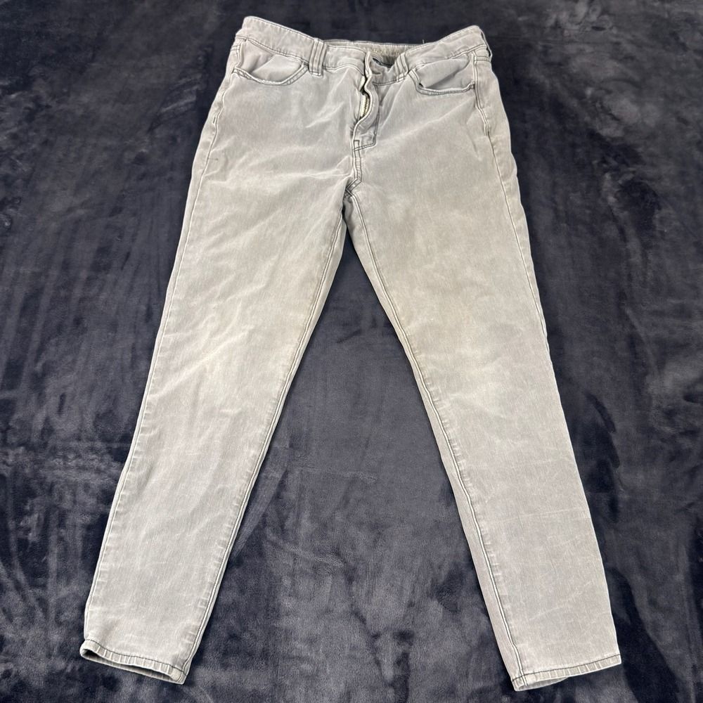 American Eagle Skinny Jeans Womens 28 Grey Super Super Stretch X4 Denim